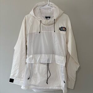 North Face Unisex Windwall White Pride Pullover SMALL